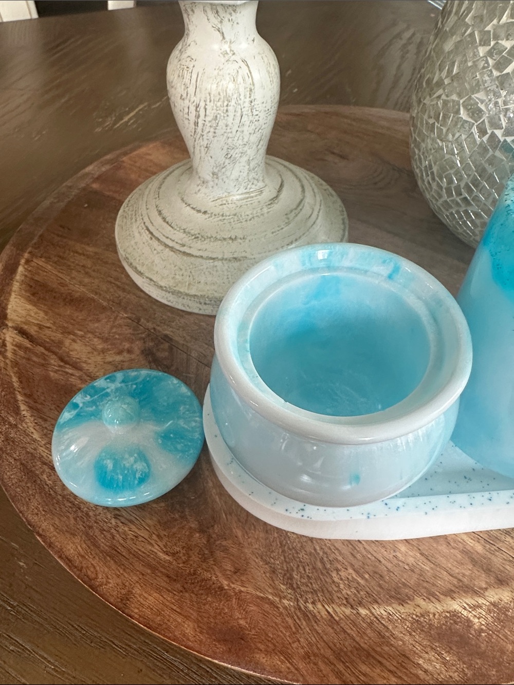 Epoxy resin vanity set HOMEMADE - Picture 7 of 7